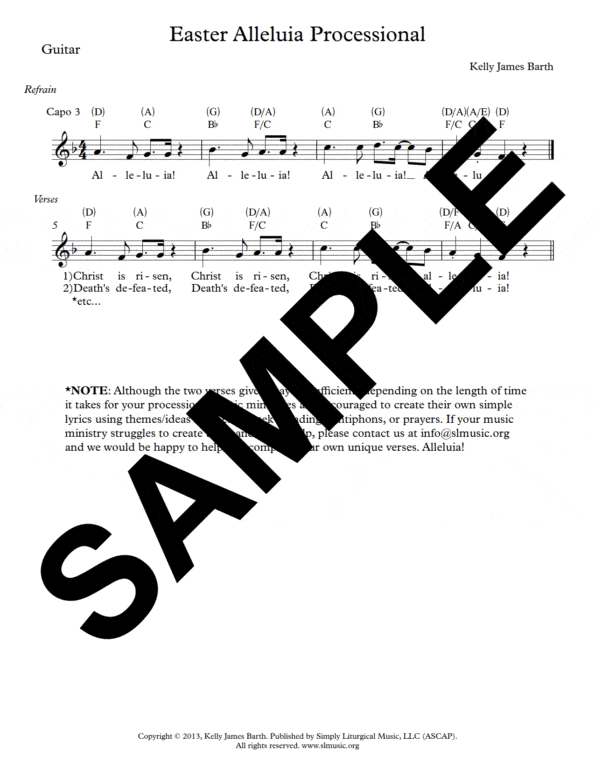 EasterAlleluiaProcessionalSampleGuitar 1 1