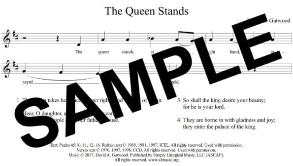 Psalm 45 Gatwood Sample Assembly 1