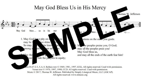 Psalm 67 Jefferson Sample Assembly