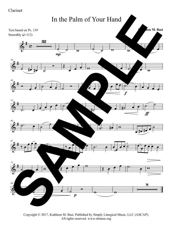 inthepalmofyourhand sampleclarinet scaled