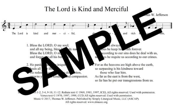 Psalm 103 Jefferson Sample Assembly