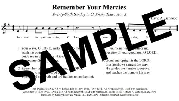 Psalm 25 Gatwood OT26.A Sample Assembly