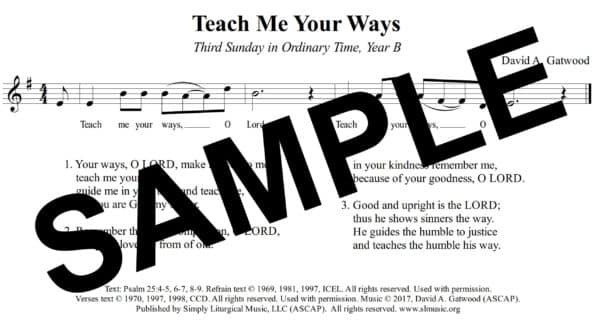 Psalm 25 Gatwood OT3.B Sample Assembly