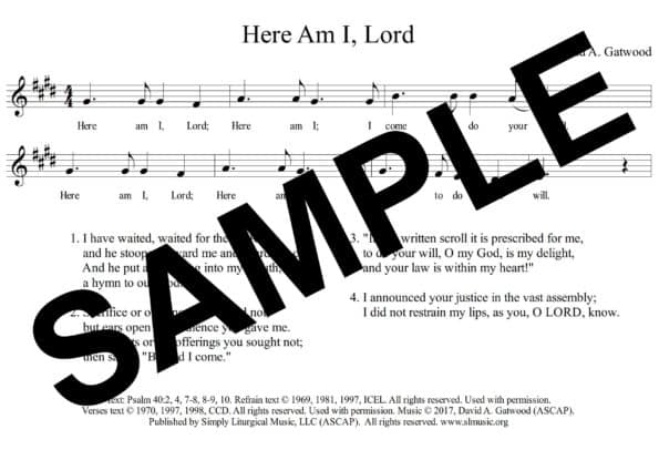 Psalm 40 Gatwood Sample Assembly