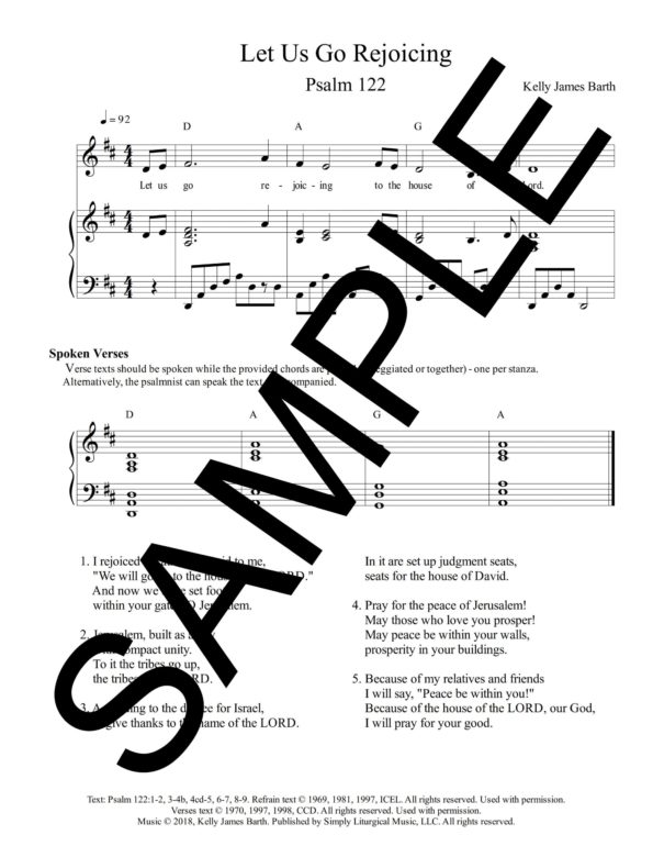 Psalm 122 Let Us Go Rejoicing Barth Sample scaled