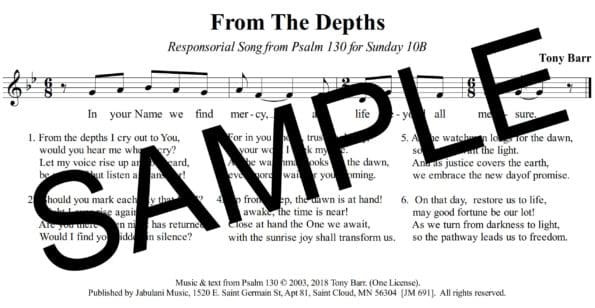 Psalm 130 OT 10B Barr Sample Assembly