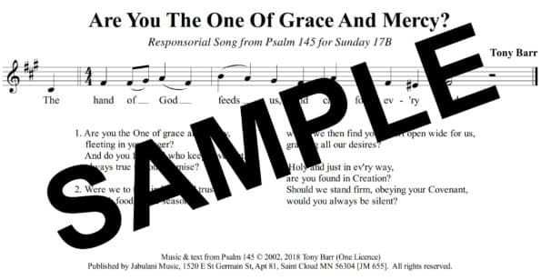 Psalm 145 Barr Sample Assembly