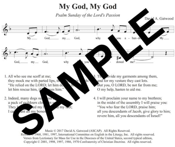 Psalm 22 Palm Gatwood Sample Assembly