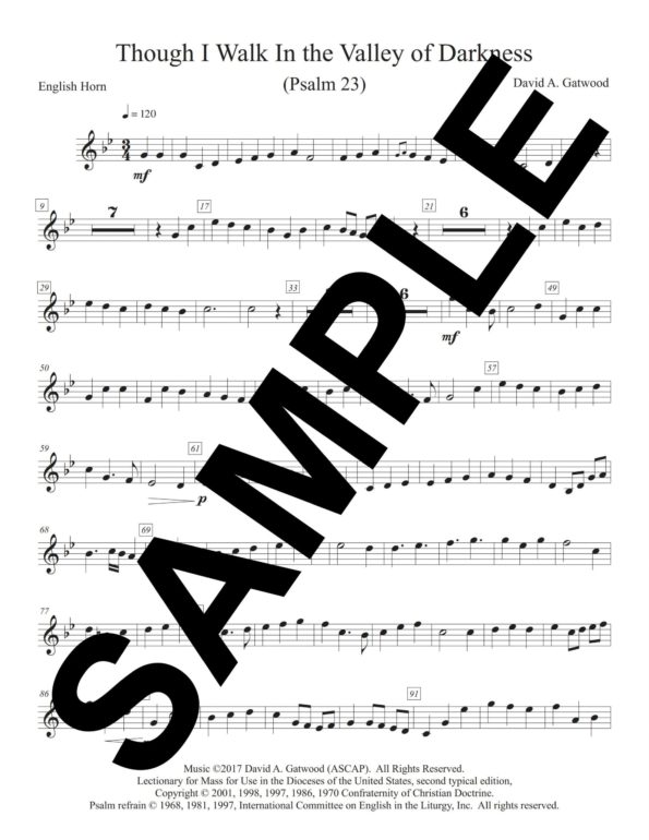 Psalm 23 Souls Gatwood Sample English Horn scaled