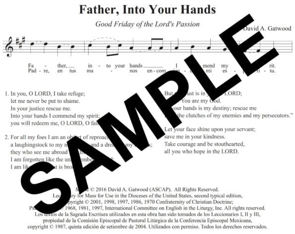 Psalm 31 Gatwood Sample Assembly