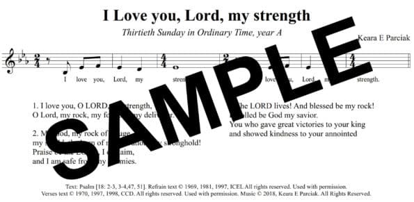 Psalm 18 30A Parciak Sample Assembly