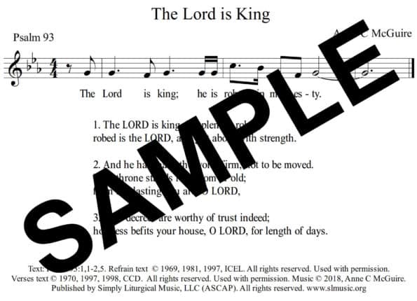 Psalm 93 McGuire SampleAssembly