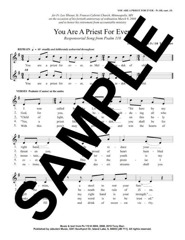 10 Ps 110 You Are A Priest For Ever jm 711 Corpus Christi C Sample 2 scaled