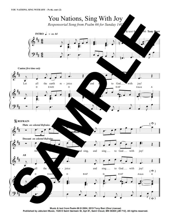 14C Ps 66 You Nations Sing With Joy Sample Musicians Parts 1 scaled