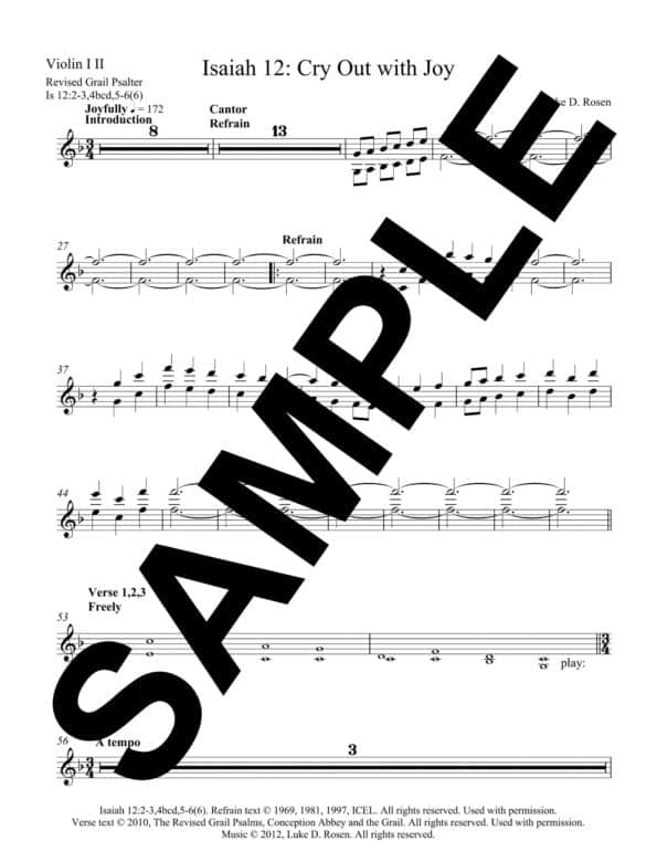 Isaiah 12 Cry Out with Joy Rosen Sample Musicians Parts 10 scaled