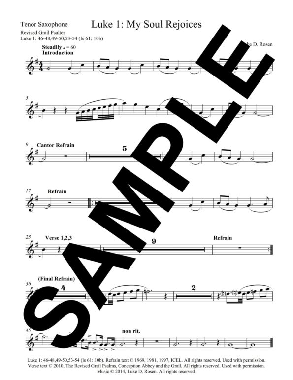 Luke 1 My Soul Rejoices Rosen Sample Musicians Parts 5 scaled