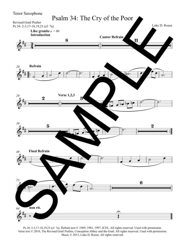 Psalm 34 The Cry of the Poor ROSEN Sample Complete PDF 6 scaled