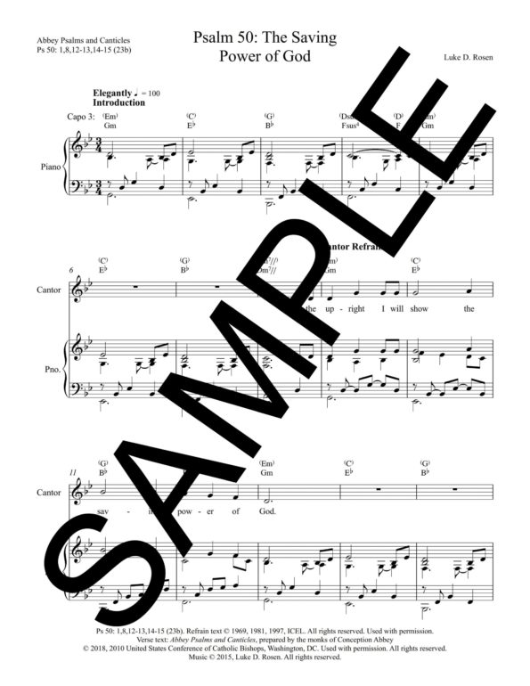 Psalm 50 The Saving Power of God ROSEN Sample Complete PDF 1 scaled