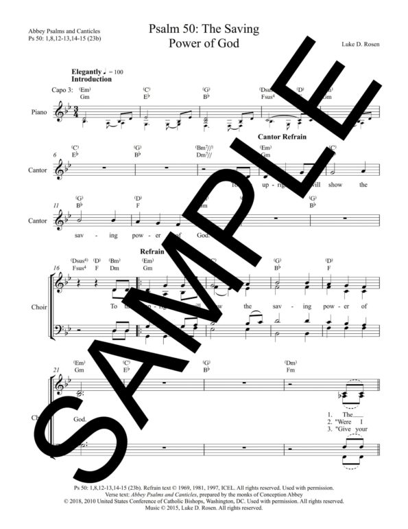 Psalm 50 The Saving Power of God ROSEN Sample Complete PDF 2 scaled