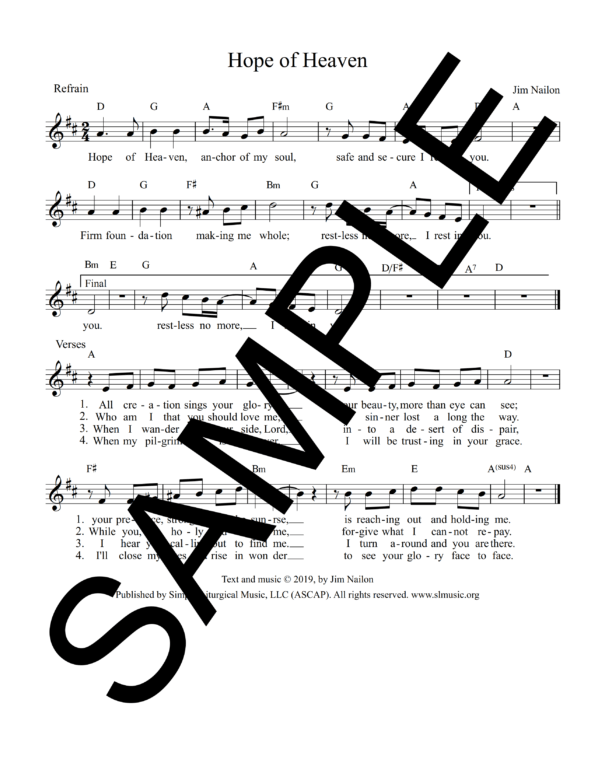 Hope of Heaven Nailon Sample Lead Sheet 1 png