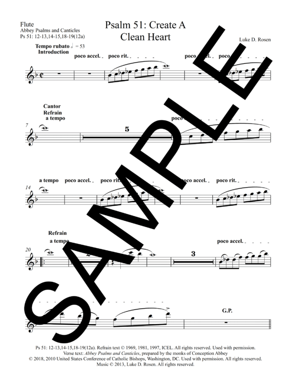 Psalm 51 Create a Clean Heart Rosen Sample Complete PDF 4 png