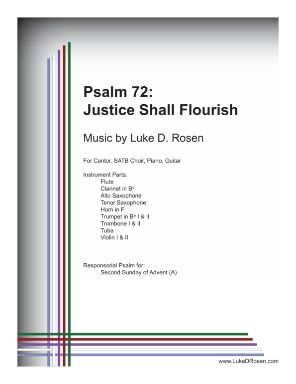 Psalm 72 Justice Shall Flourish Rosen Sample Complete PDF 1 png