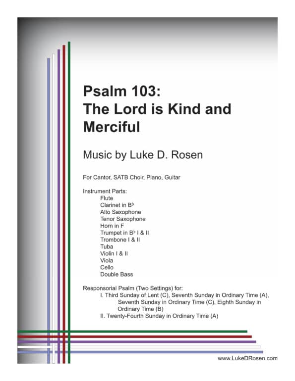 Psalm 103 The Lord is Kind and Merciful Rosen Sample Complete PDF 1 png scaled