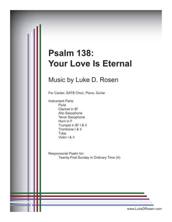 Psalm 138 Your Love Is Eternal Rosen Complete PDF 1 png scaled