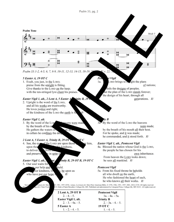 Sample Psalm 33 Ruff Sheet Music1 038