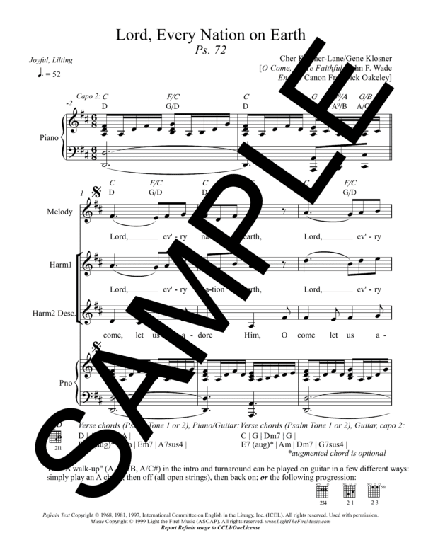 Sample Psalm 72 Lord Every Nation on Earth Klosner Small Group3