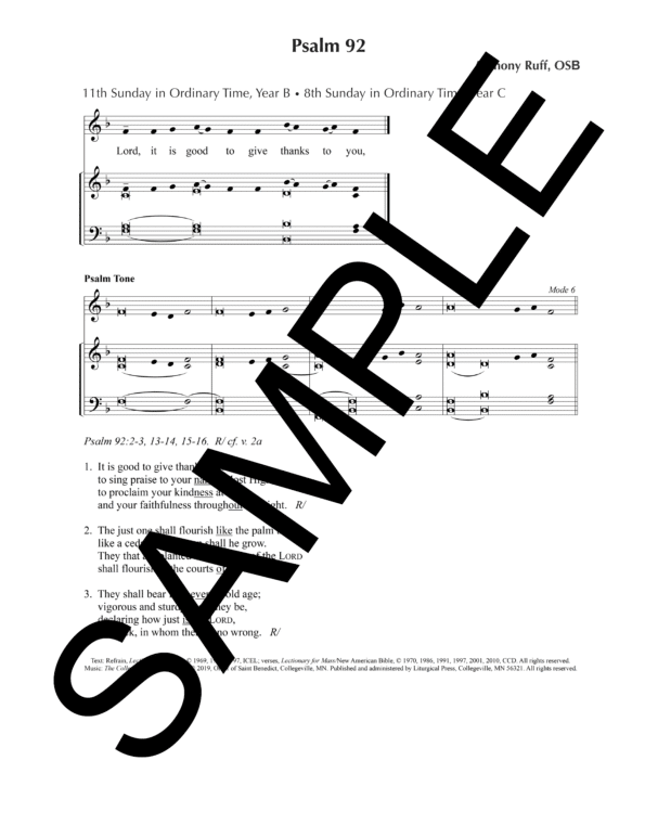 Sample Psalm 92 Ruff Sheet Music1 049