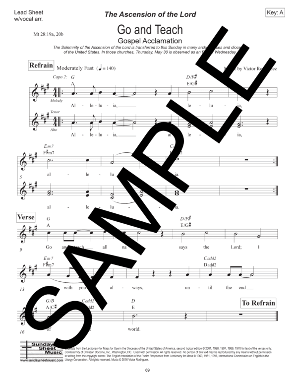 Sample Psalms and Acclamations Rodriguez Easter Year C 275