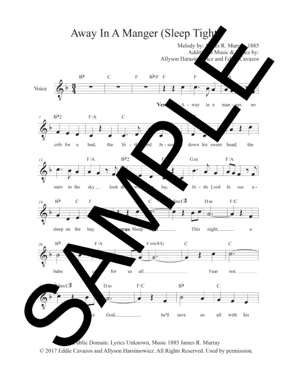 Sample Away In A Manger Cavazos1