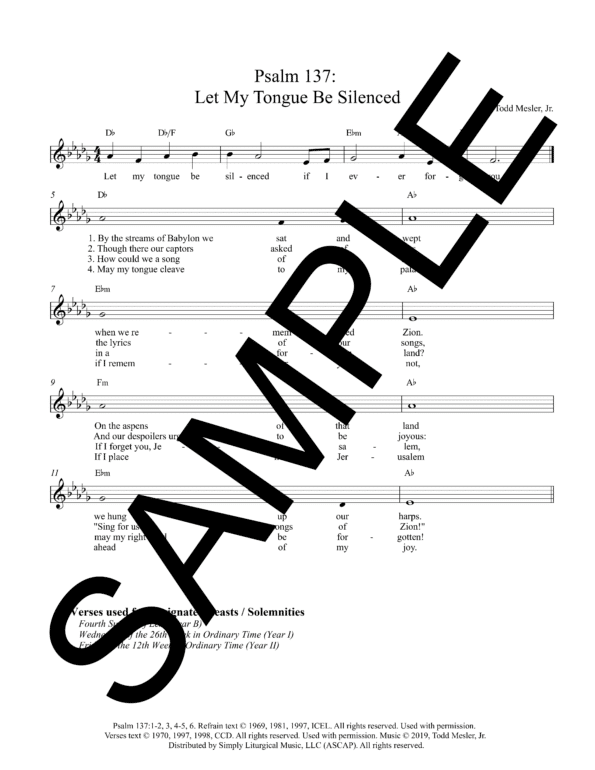 Sample Psalm 137 Let My Tongue Be Silenced Mesler Lead Sheet1 06