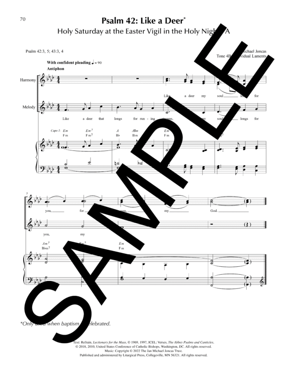 Sample Psalm 42 Like a Deer Joncas1