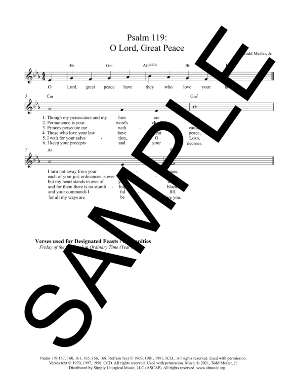 Sample Psalm 119 O Lord Great Peace Mesler Lead Sheet1 08