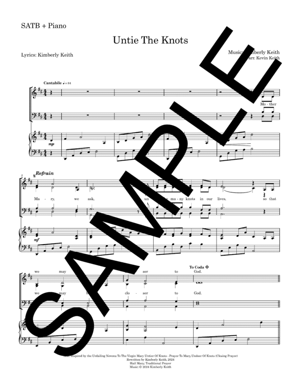 Sample Untie The Knots Keith SATB